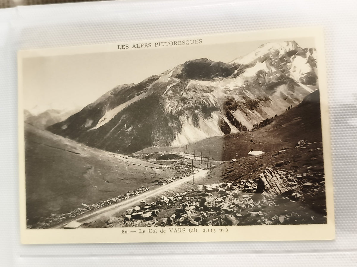 Carte postale ancienne Le Col de Vars Alpes CPA photo vintage montagne