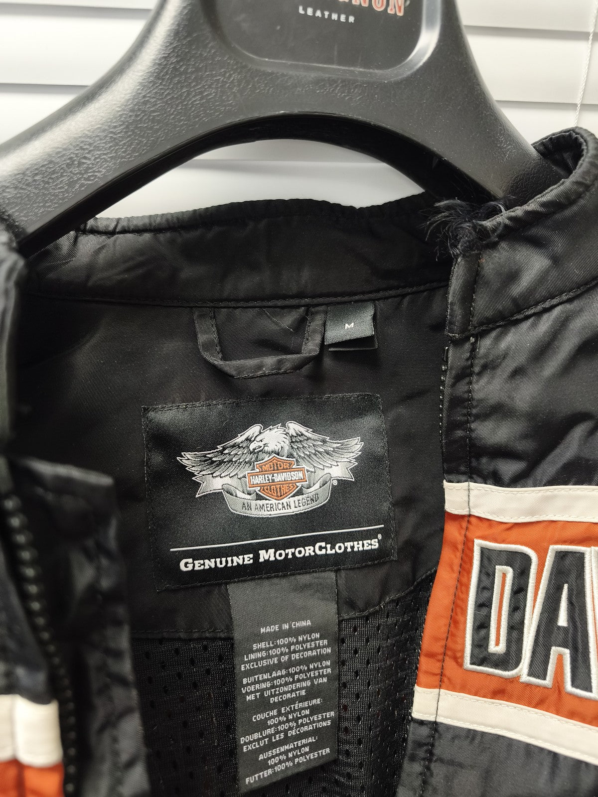 Blouson vintage homme Harley Davidson M, veste ancienne collection rétro moto