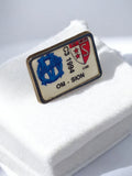 Pin's vintage OM Sion 1994 C3 badge ancien Olympique de Marseille foot