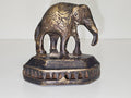 Hochet ancien éléphant en bronze ou laiton, jouet rétro vintage collection bébé