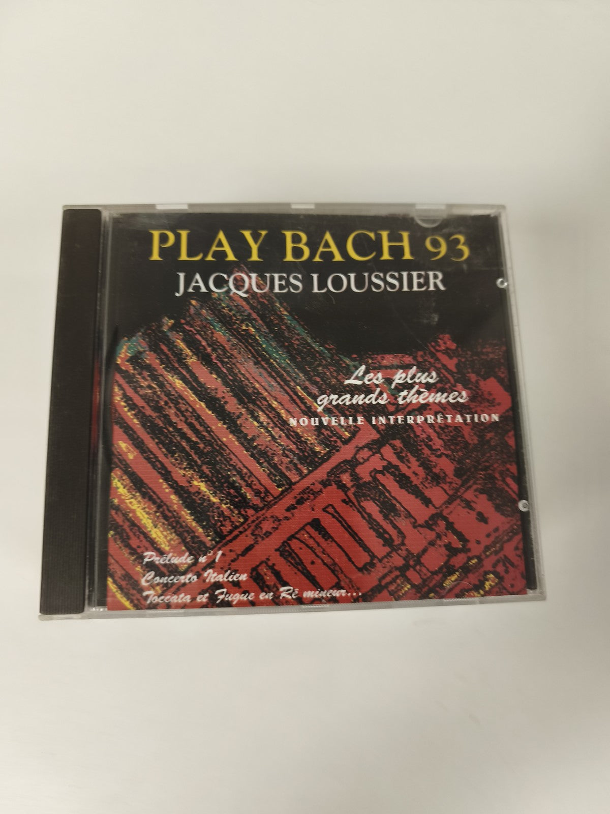 CD Jacques Loussier Play Bach 93 ? Les plus grands thèmes, pochette colorée
