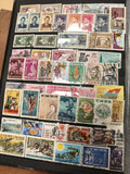Lot de timbres Viet Nam divers thèmes couleurs variées (support non inclus)