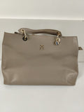 Tommy Hilfiger sac à main beige élégant femme, cabas porté épaule occasion