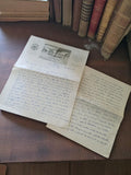 Lettre manuscrite 1944 Société Roquefort Guerre 39-45 correspondance émotion