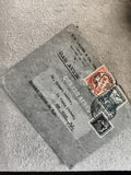 Lettre aérienne affranchie Chili USA timbres Par Avion philatélie courrier posta