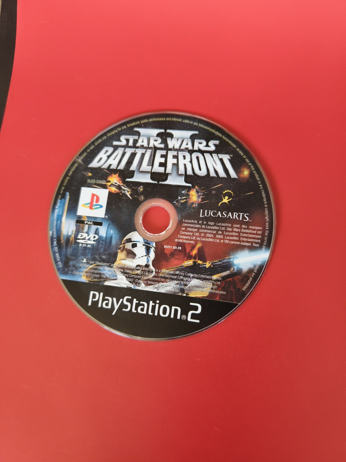 Cd jeu Star Wars Battlefront II pour PS2, disque seul, version originale Sony