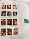 Timbres anciens Grenade Grenada thématique art coquillages Michel-Ange 1970s