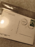 Carte postale Belgique 1939 oblitérée Liège, timbre 35c, éditeur Santrouil