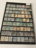 Lot de timbres anciens France oblitérés, XIXe siècle, collection philatélie
