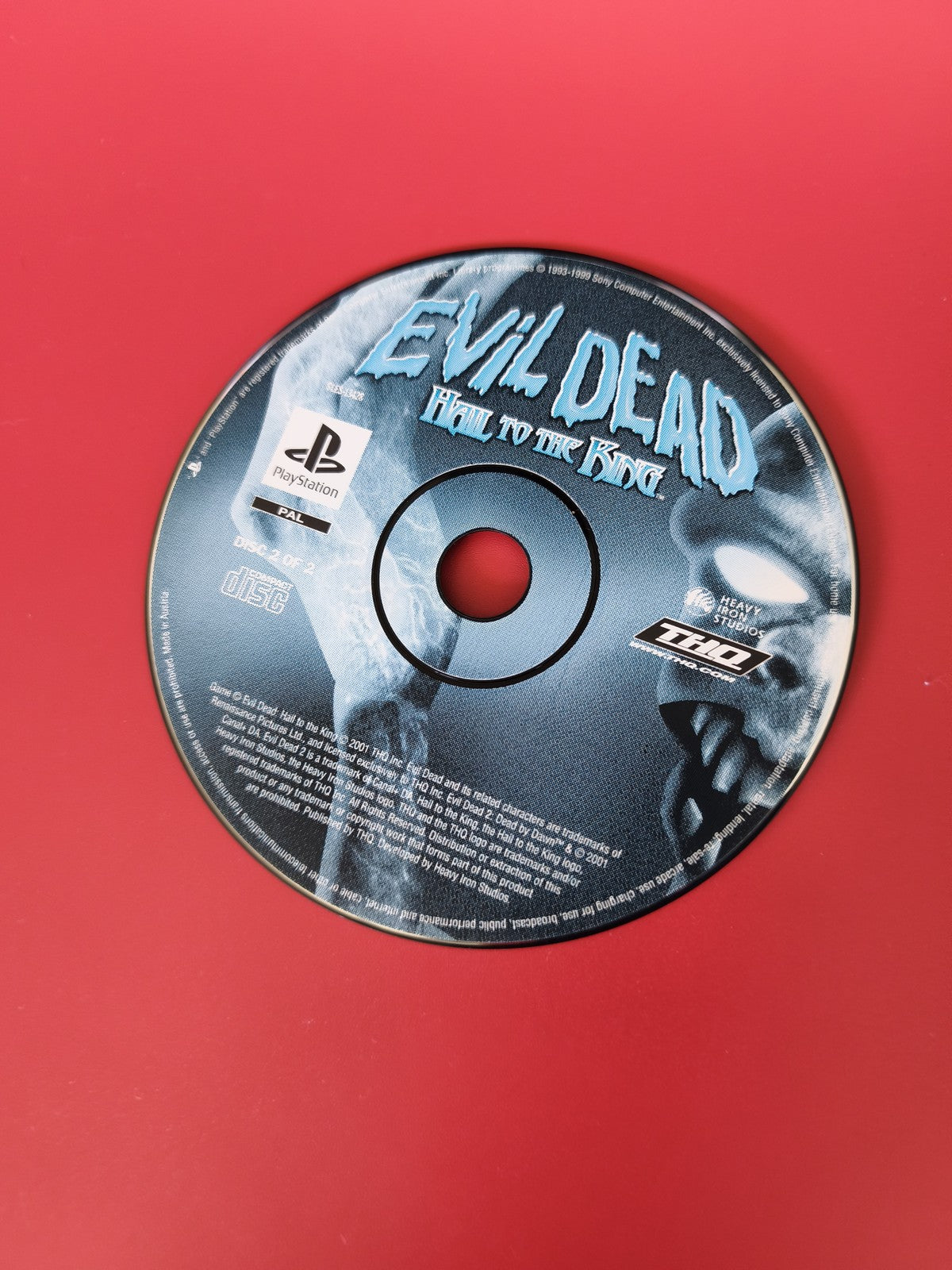 CD seul jeu Evil Dead sur Playstation PS1, disque original version française