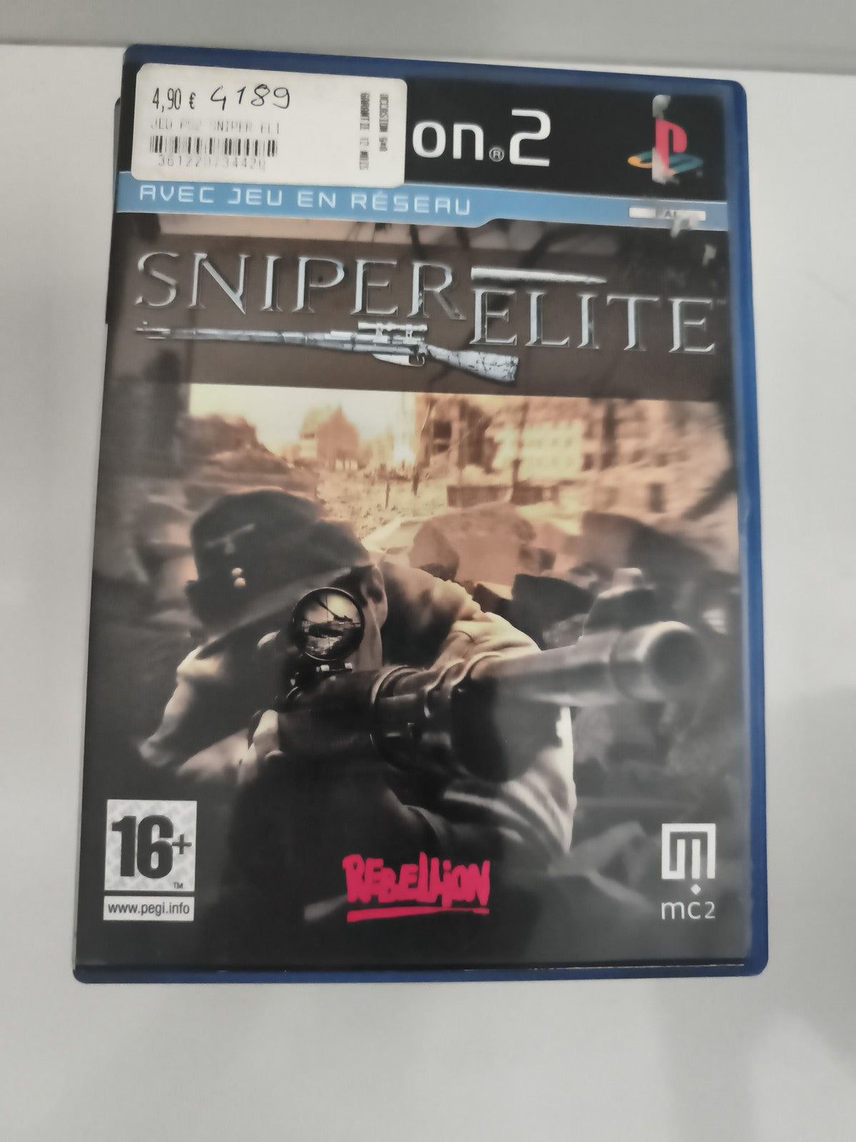 Jeu PS2 Sniper Elite PlayStation 2 Rebellion mc2 sans notice