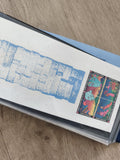 Enveloppe France philatélie avec timbre Nations Unies multicolore