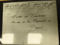 Lettre oblitérée Casablanca Maroc 1956 cachets Modes et Travaux Paris philatélie