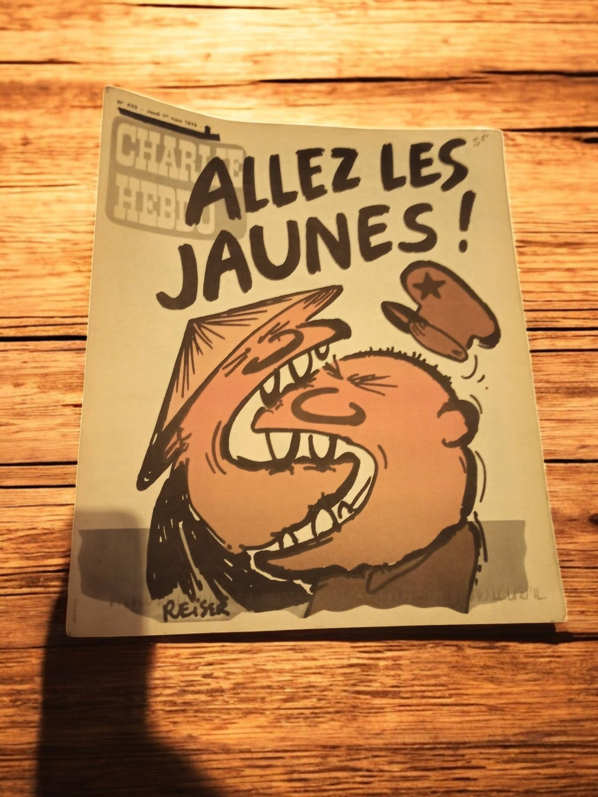 Magazine Charlie Hebdo vintage 1979 n°439 Reiser satire années 70
