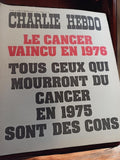 Journal Charlie Hebdo n°215 1974 vintage ancien presse rétro satirique années 70