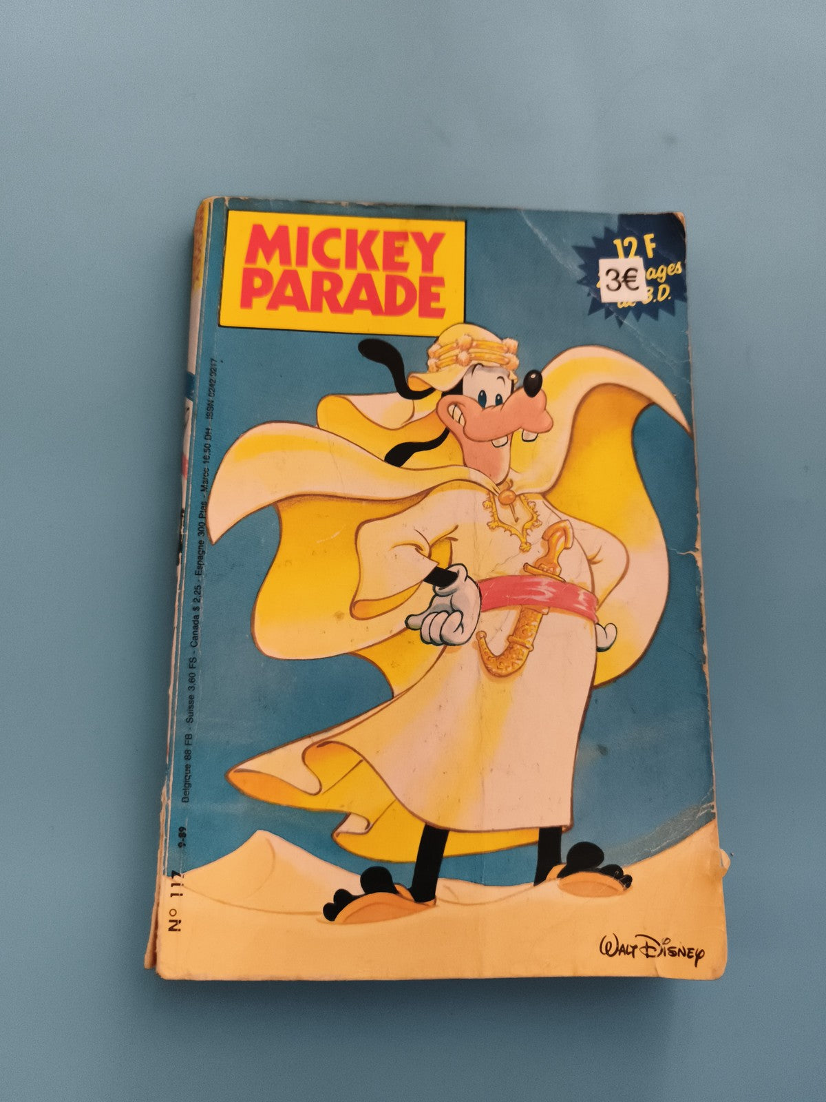 Livre Mickey Parade Disney Goofy No 117 BD couverture souple 12F