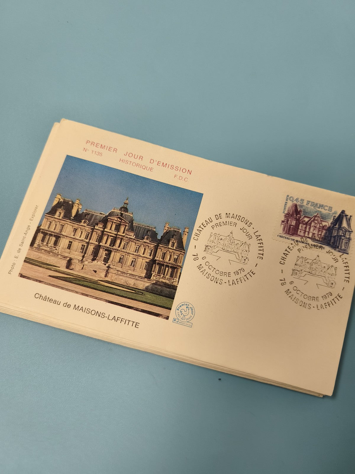 Enveloppe FDC premier jour d?émission Château de Maisons-Laffitte timbrée