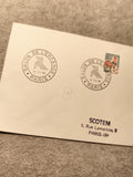 Lettre premier jour Salon de l'Enfance Paris 1966 cachet philatélie SCOTEM