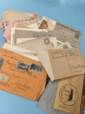 Lot anciennes enveloppes oblitérées philatélie collection vintage (Ref 7)