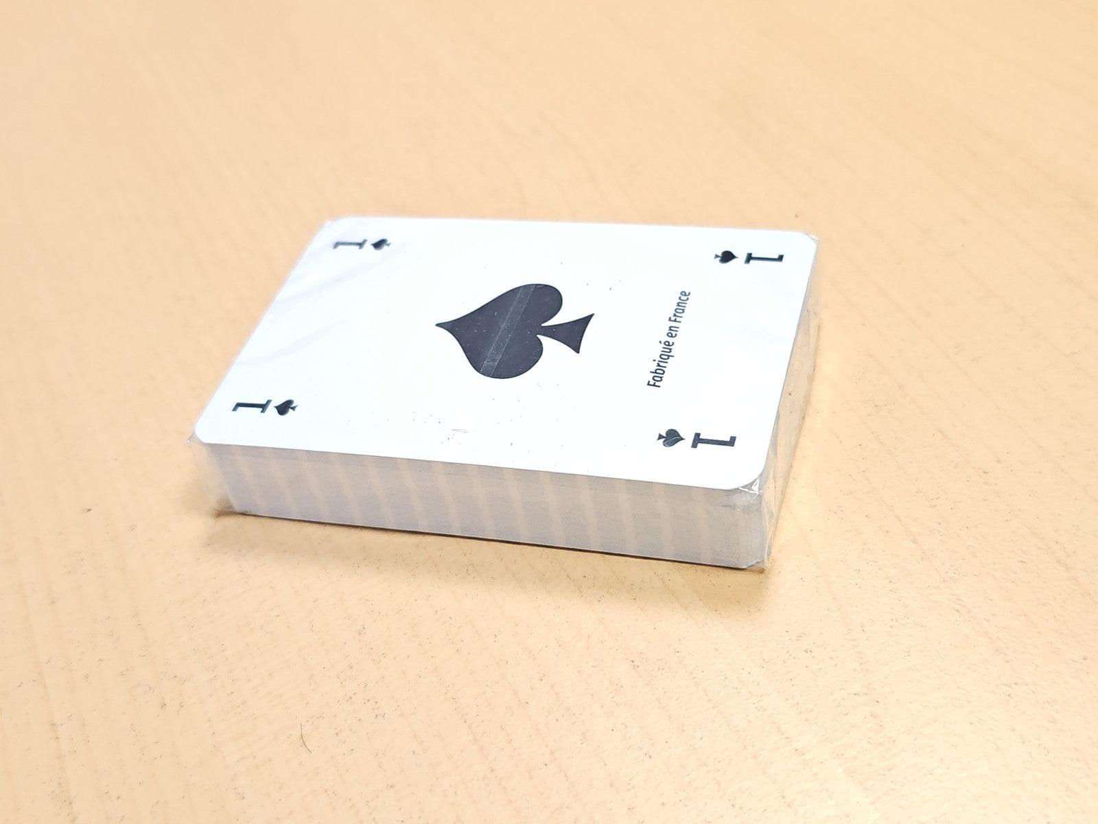 Jeu de cartes ancien vintage, as de pique, jeu complet neuf collection rétro