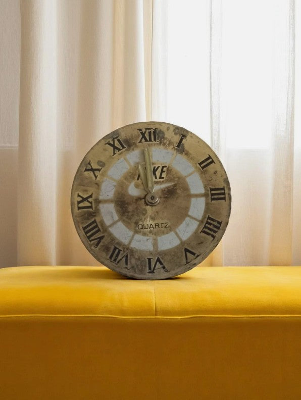 Cadran Montre Vintage Nike Ancien Quartz, Chiffres Romains, Patiné, Authentique