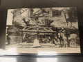 Carte postale photo Guerre 1914-16 Souain Marne église détruite cloche tombée