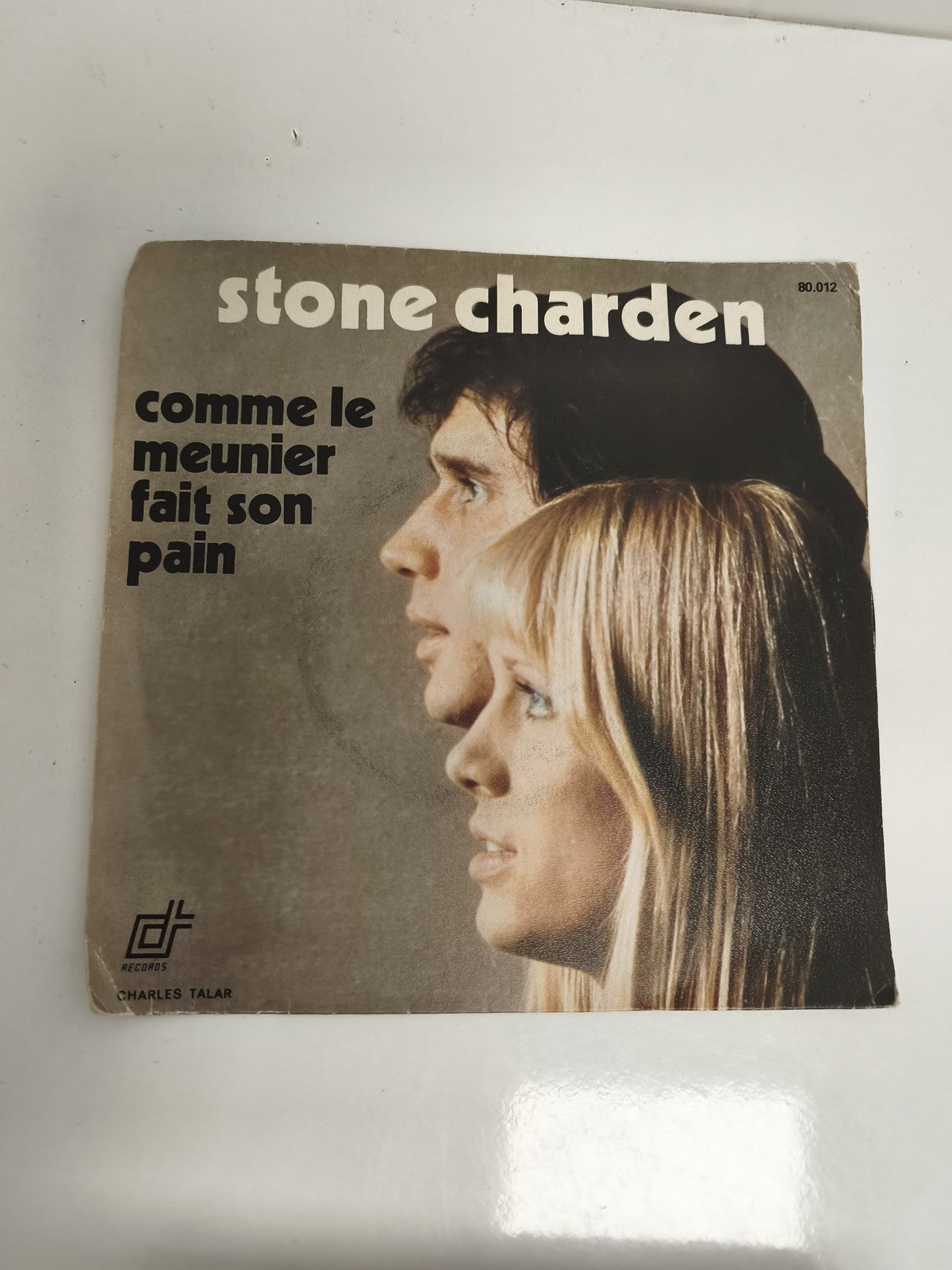 Vinyle 45 tours Stone Charden Comme le meunier fait son pain pochette DT