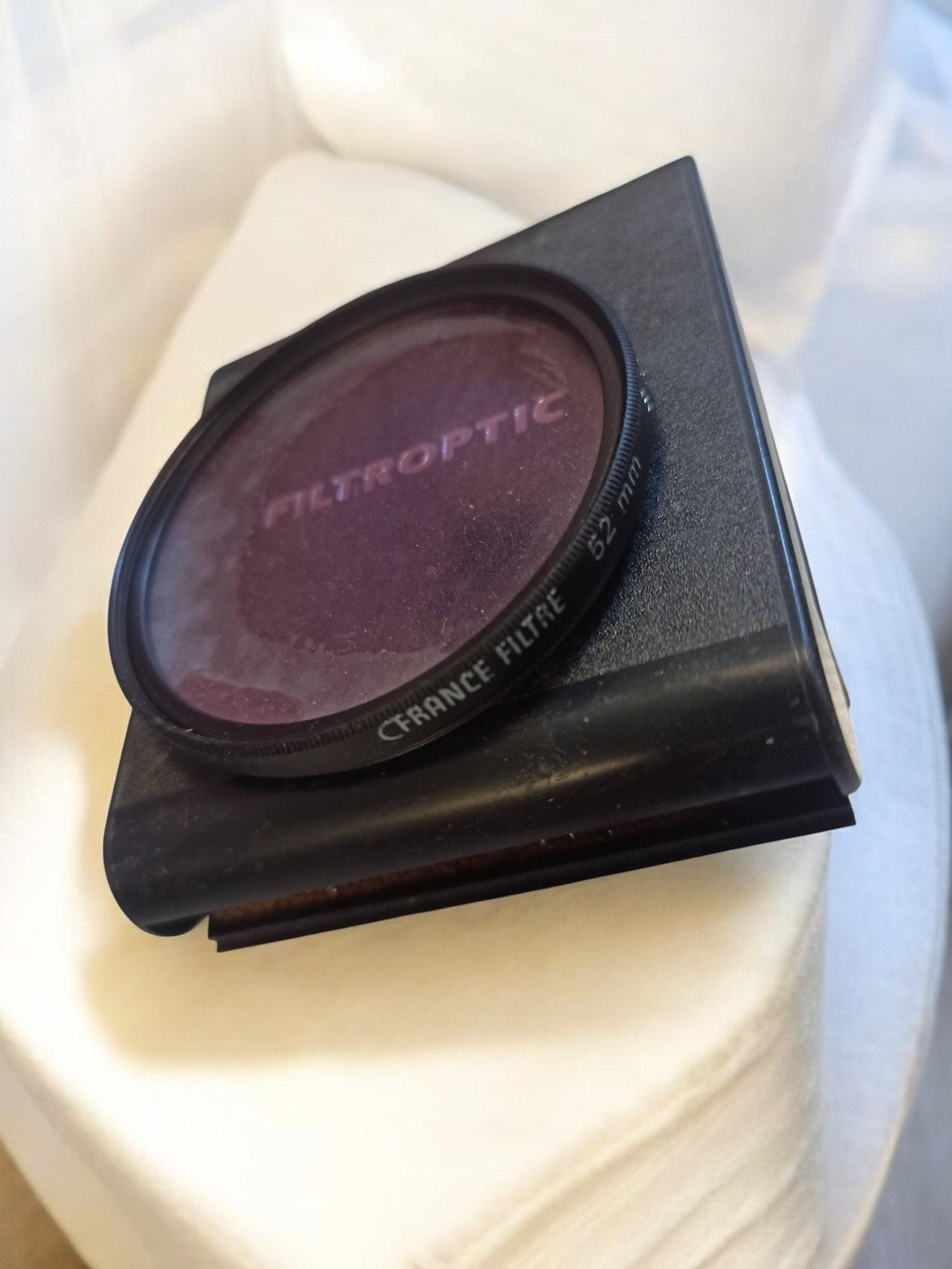 Filtre photo ancien Filtropic 62mm France filtre vintage optique rétro