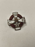 Broche ancienne religieuse vintage, petite épingle rétro pour collectionneur