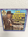 Vinyle 33 tours Les Grandes Musiques de Film Ennio Morricone Elmer Bernstein 2 d