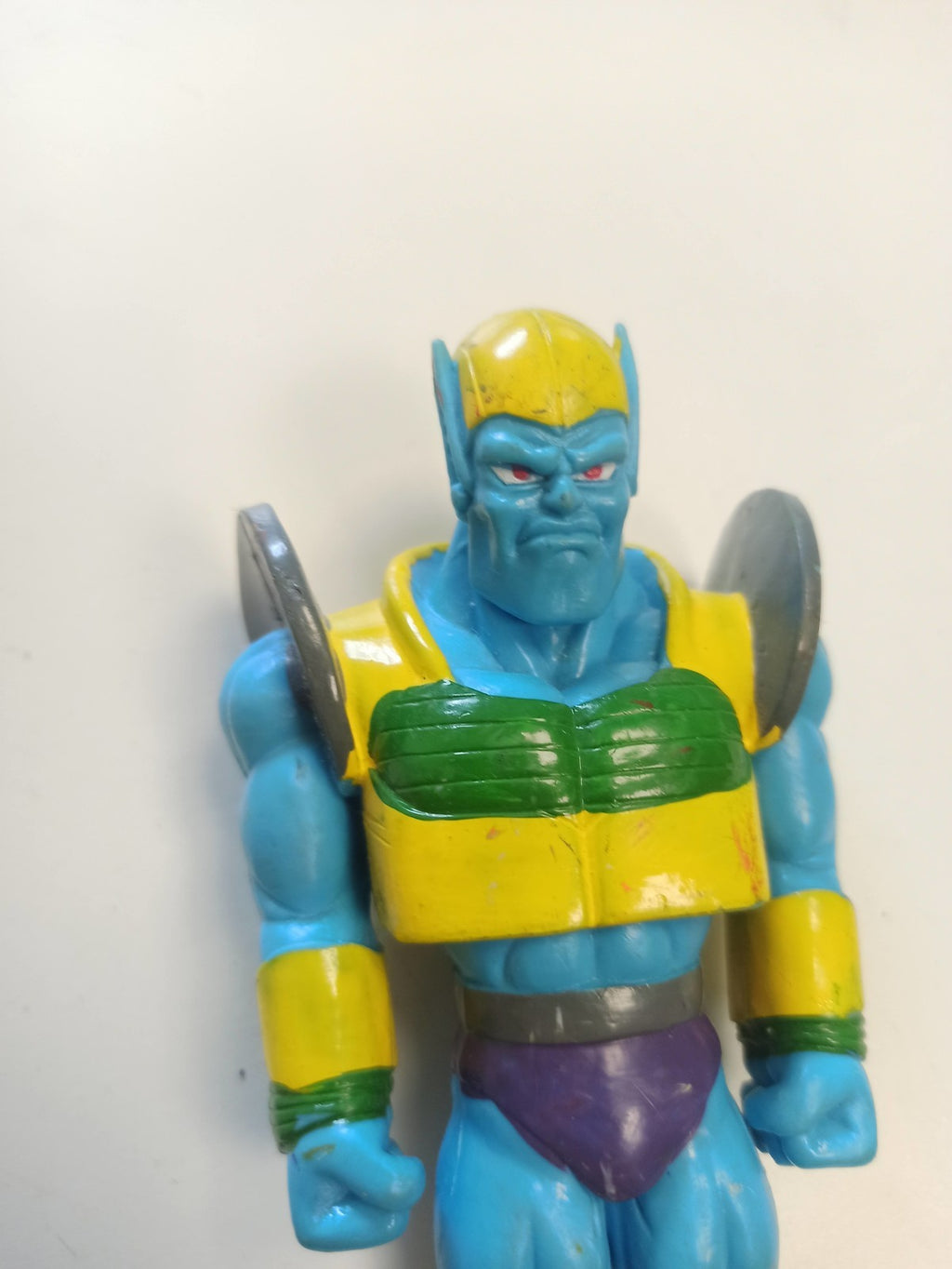 Figurine vintage Dragon Ball GT personnage bleu rétro ancien jouet rare occasion
