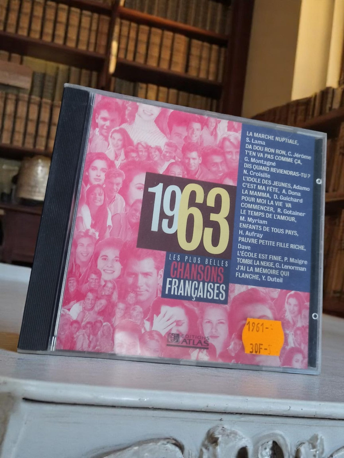 CD Vintage Chansons Françaises 1963 – Compilation rétro, Éditions Atlas