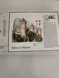 Feuillet philatélique CEF Château de Ripaille illustration Baillais