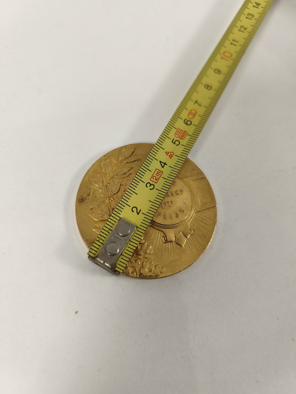 Médaille ancienne Het Waessche Neerhof vintage pour collectionneur objet rétro r
