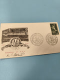 Enveloppe FDC handball Paris 1970 timbre 0,80 Finale Roumanie RDA Le Burin d'Or