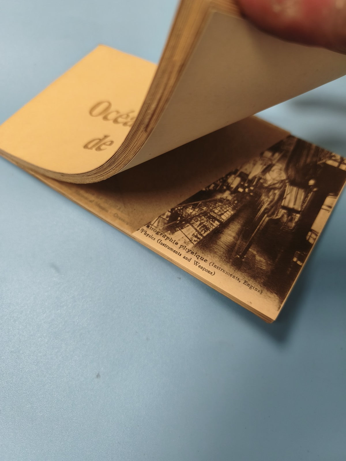 Lot anciennes photos Musée Océanographique Monaco vintage, tirages papier jaune