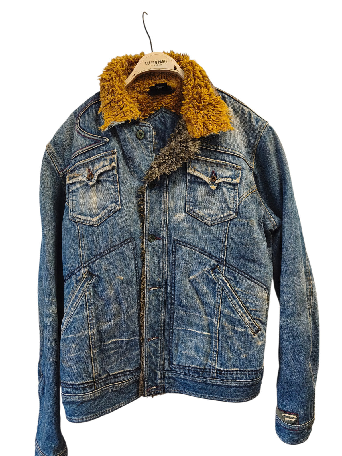 Veste homme Diesel vintage en jean ancien blouson rétro taille XS collection