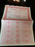 Action Explosifs Minélite 1928 ancienne action au porteur vintage document rétro
