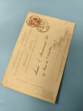 Ancienne carte postale France fin XIXe philatélie timbre oblitéré rare
