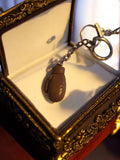 Porte-clés vintage gant de boxe marron rétro accessoire ancien