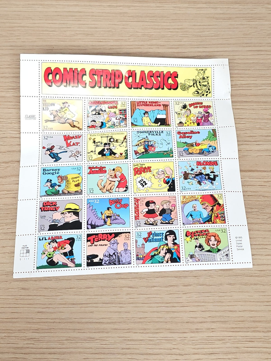 Timbres Comic Strip Classics ? Lot thématique bandes dessinées, timbres originau