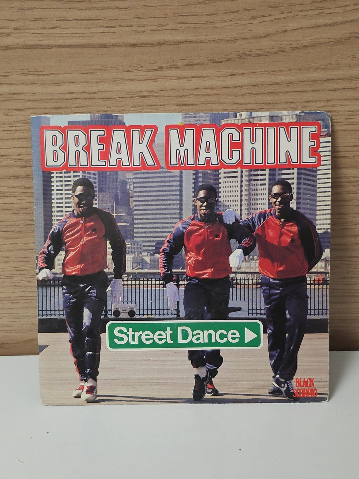 Retro 45 rpm vinyl Break Machine vintage collector single used