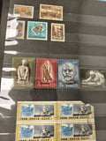 Lot anciens timbres oblitérés URSS CCCP années 1960-1967 philatélie collection