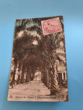 Carte postale ancienne vintage église Léopoldville Ouest Congo collection rétro