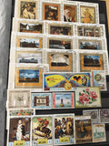 Lot timbres thématiques Umm Al Qiwain et Koweït ? motifs variés, couleurs vives