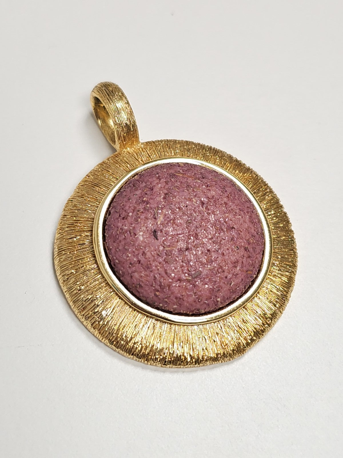 Vintage pendentif signé Orena Paris, grand bijou ancien de collection rétro