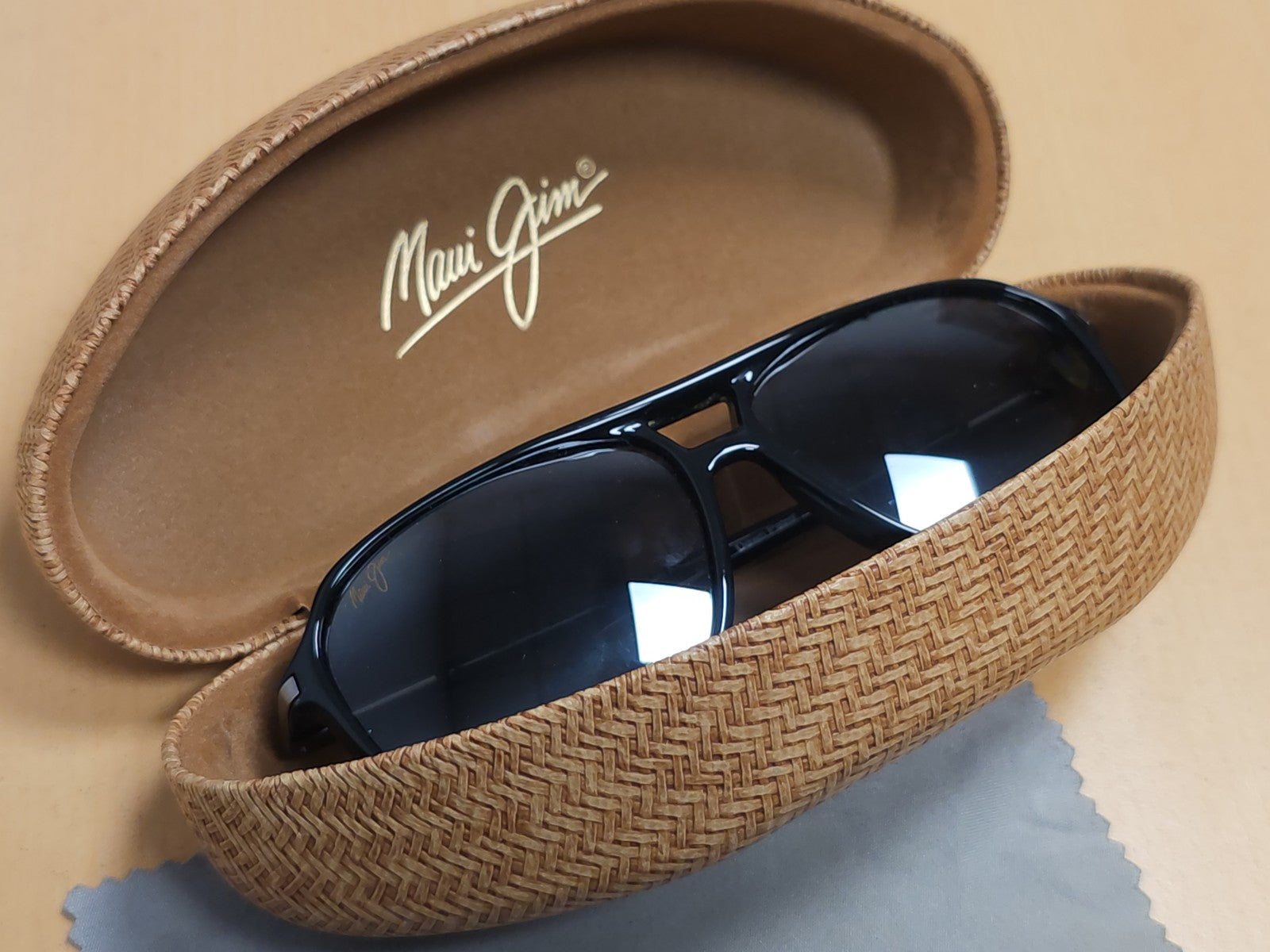 Lunettes de soleil femme Maui Jim MJ 223 élégantes, protection UV, occasion