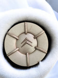 Enjoliveur Citroën ancien rond, cabochon rétro logo chevrons vintage