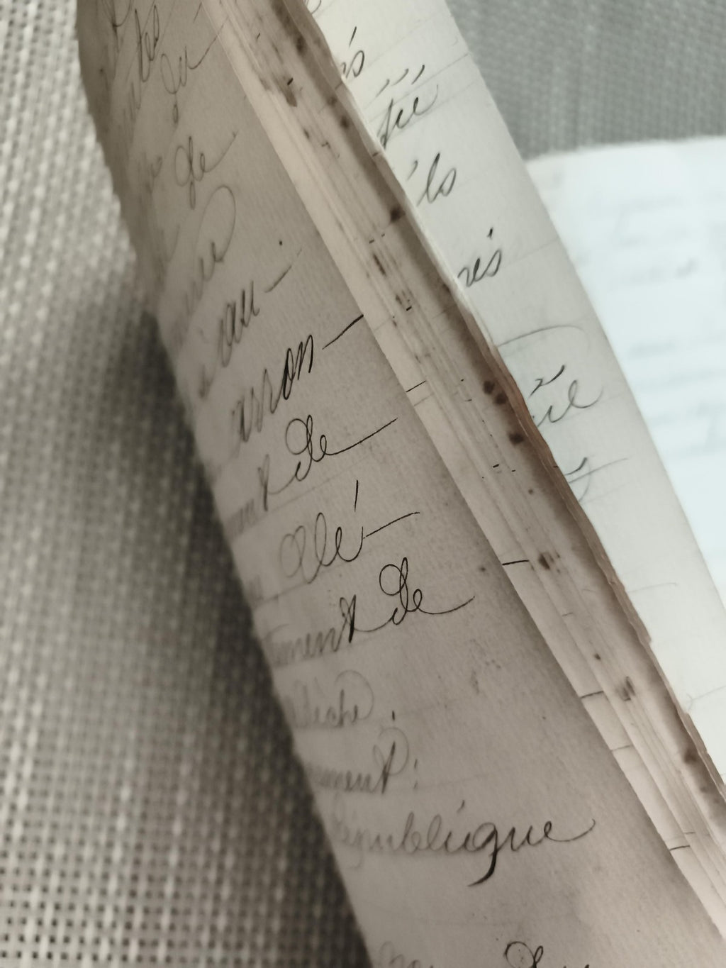 Document manuscrit ancien 1884 tribunal commerce Aubenas Ardèche archives