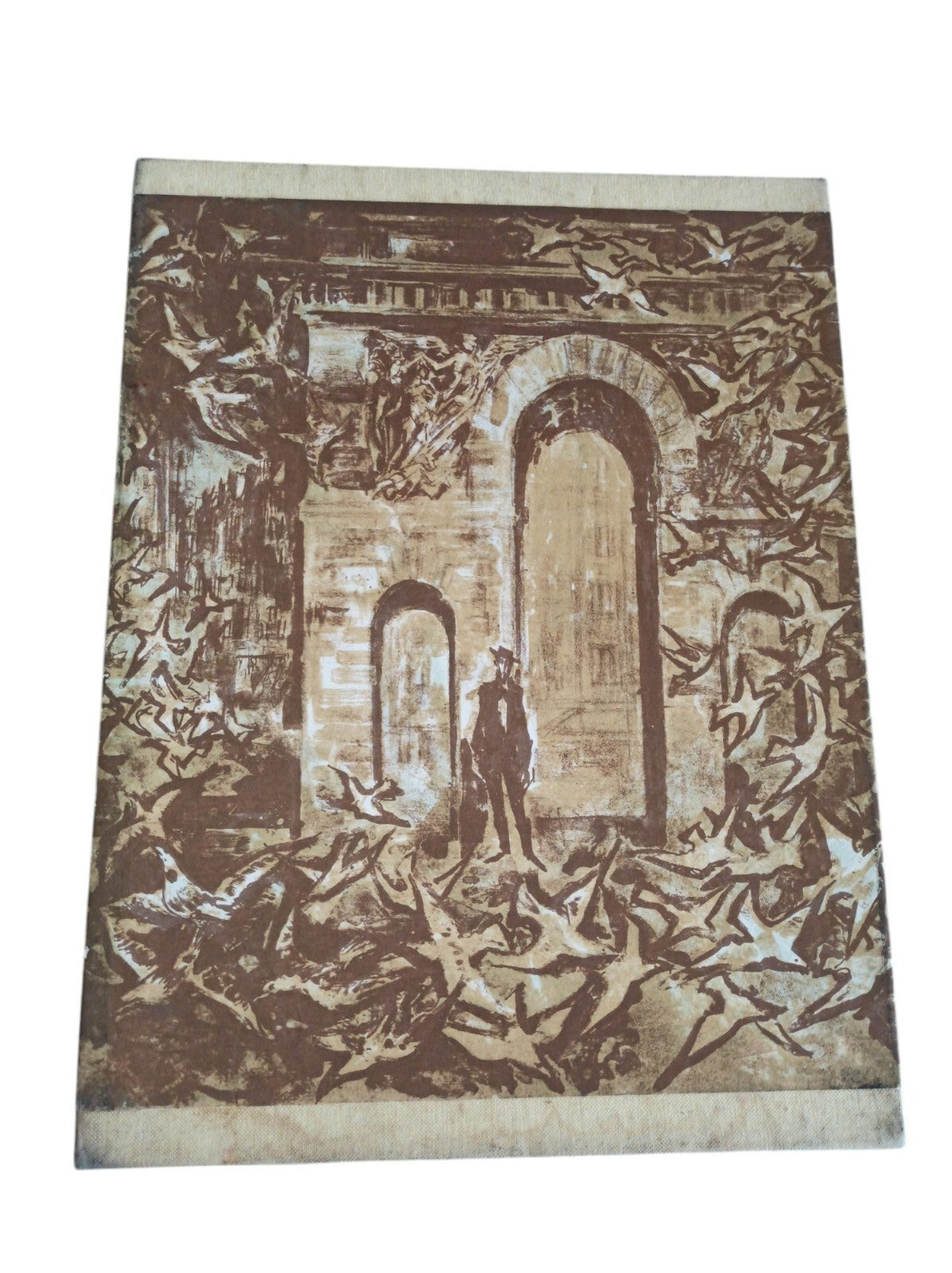 Livre illustré Le Chaos et la Nuit Montherlant Marti lithographies rare